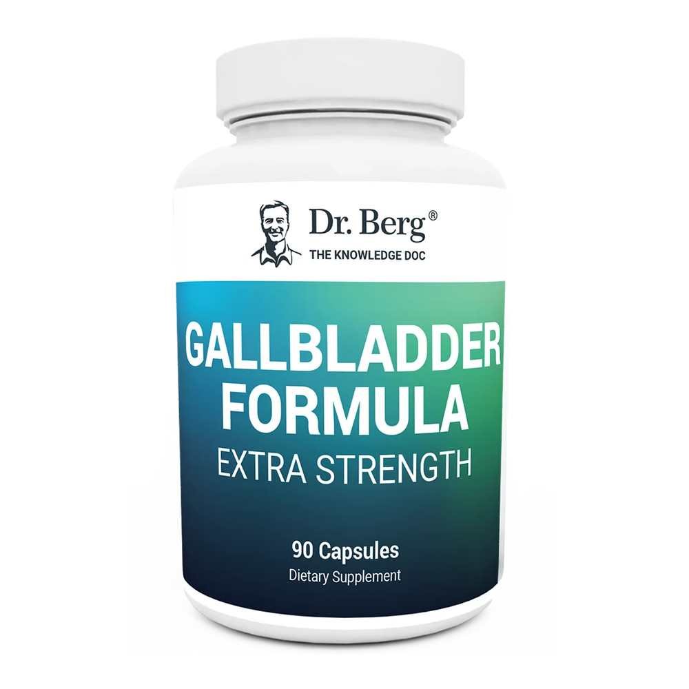 Dr. Berg Gallbladder Formula Extra Strength with Ox Bile and Digestive Enzymes – 90 Vegetable Capsules
