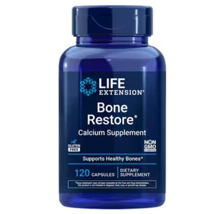 Life Extension Bone Restore Calcium Supplement 120 Capsules