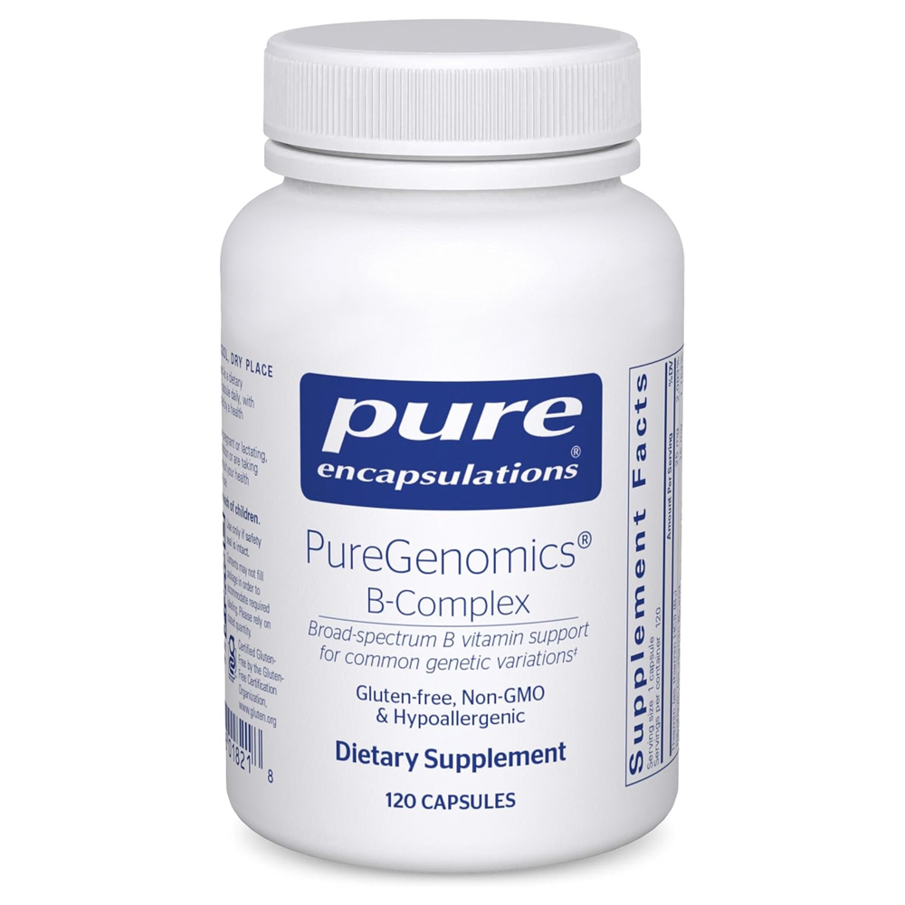 Pure Genomics B-Complex 120 Capsules
