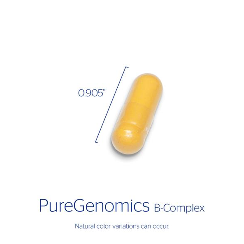 Pure Genomics B-Complex 120 Capsules - Image 3