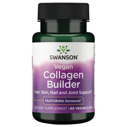 Swanson Vitamins Vegan Collagen Builder - Featuring Dermaval 60 Vegan Caps