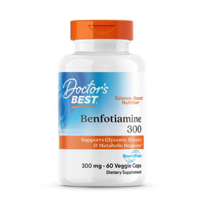 Doctor's Best Benfotiamine with Benfo Pure 300 Mg 60 Veggie Caps