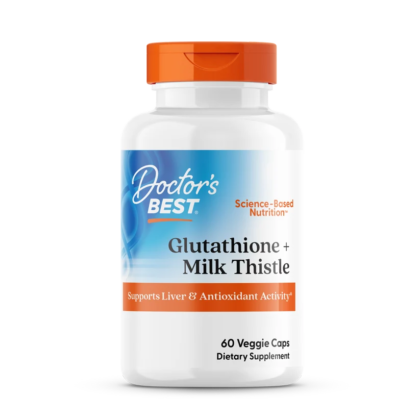 Doctor's Best Glutathione + Milk Thistle 60 Veggie Caps