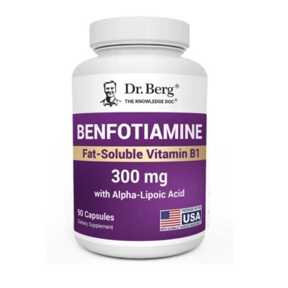 Dr. Berg Benfotiamine – 300 mg, 30-Day Supply 90 caps