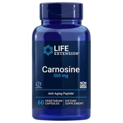 Life Extension Carnosine 500 Mg, 60 Vegetarian Capsules