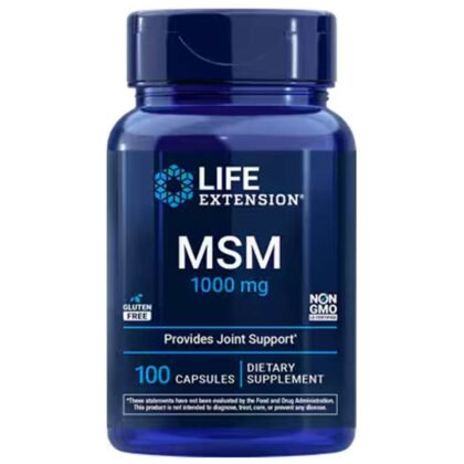 Life Extension MSM 1000 mg, 100 capsules