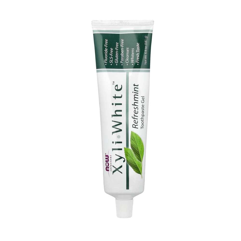 NOW Foods Solutions XyliWhite Toothpaste Gel Refreshmint 181 g