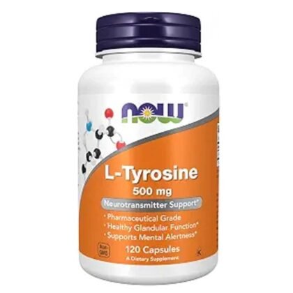 Now Foods L-Tyrosine 500 Mg 120 Capsules