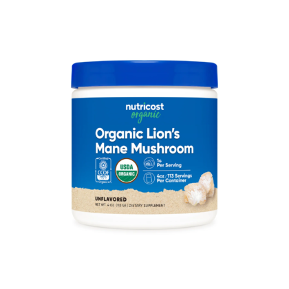 Nutricost Organic Lion's Mane Mushroom Powder 113g