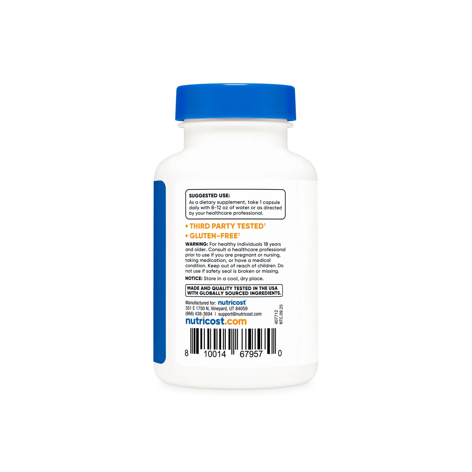 Nutricost Yohimbine HCL 5mg per Serving 120 Capsules - Image 3