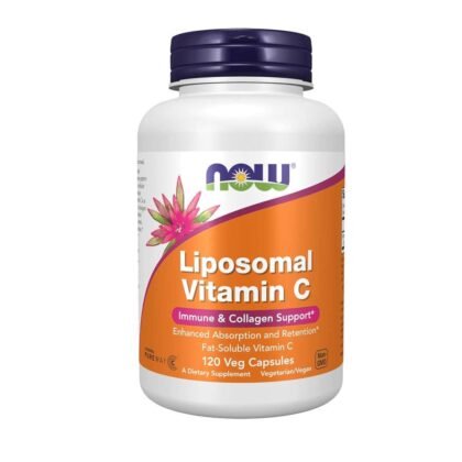 Now Foods Liposomal Vitamin C Immune & Collagen Support 120 Veg Capsules