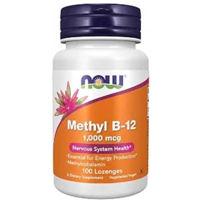 Now Foods Methyl B-12 1,000 Mcg Nervous System Health 100 Lozenges
