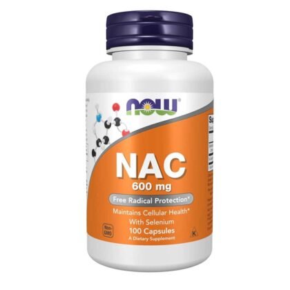 Now Foods Nac (n-Acetyl Cysteine) 600 Mg with Selenium 100 Capsules