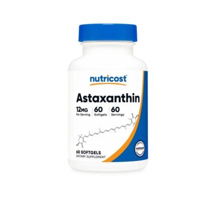 Nutricost Astaxanthin 12 Mg  60 Softgels