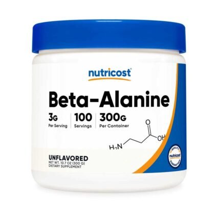 Nutricost Beta Alanine Unflavored Powder 300 g