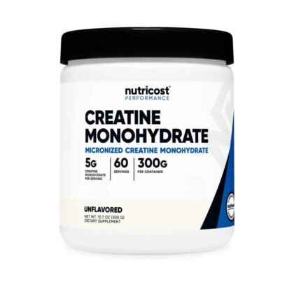 Nutricost Creatine Monohydrate Unflavored Powder 300g