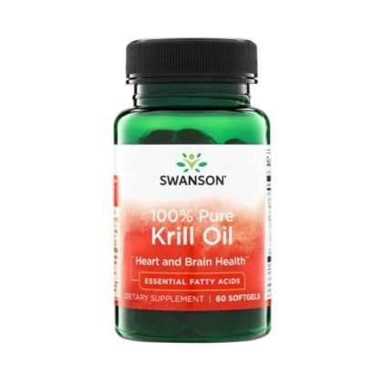 Swanson Vitamins 100% Pure Krill Oil 500 mg 60 Softgels