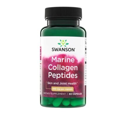 Swanson Vitamins Marine Collagen Peptides 400 Mg 60 Caps