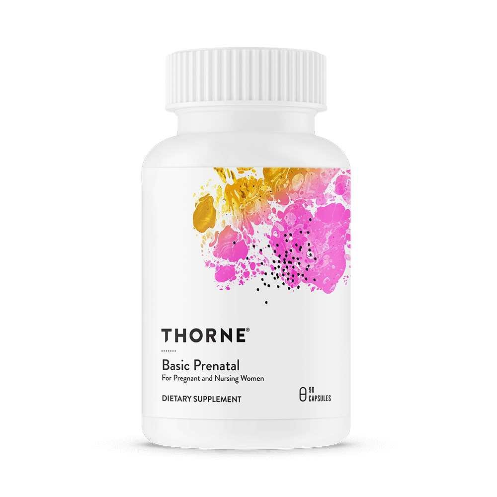 Thorne Basic Prenatal for Pregnant and Nursing Women 90 Capsules