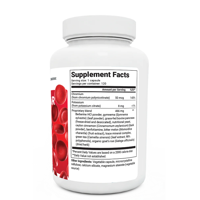Dr. Berg Blood Sugar Support Advanced Formula with Chromium & Potassium – 120 Vegetable Capsules - Image 5