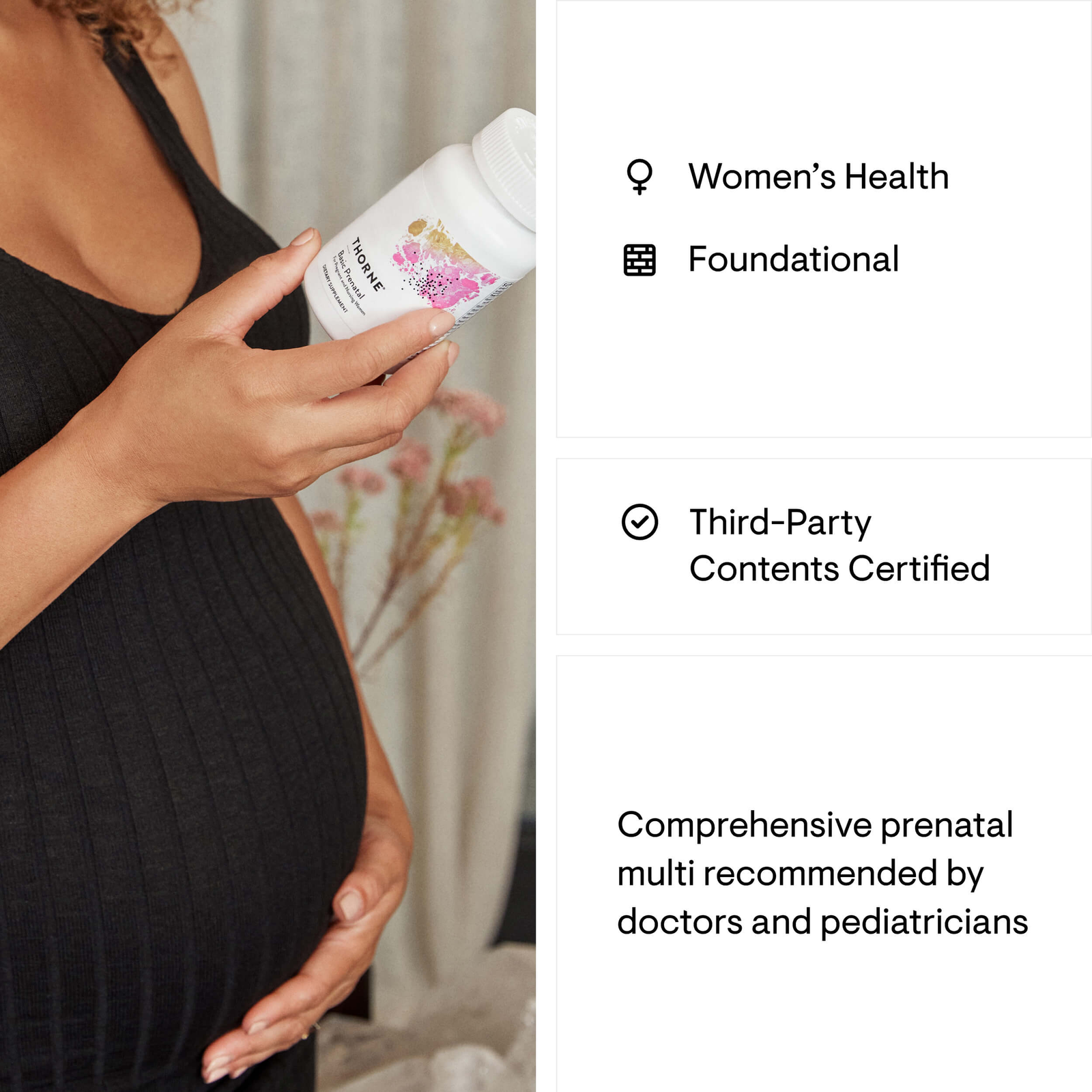 Thorne Basic Prenatal for Pregnant and Nursing Women 90 Capsules - Image 6
